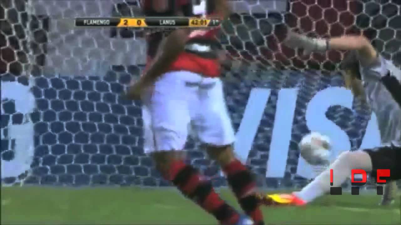 Flamengo 3 x 0 Lan&uacute;s [Gols Ta&ccedil;a Libertadores da Am&eacute;rica] - 2012