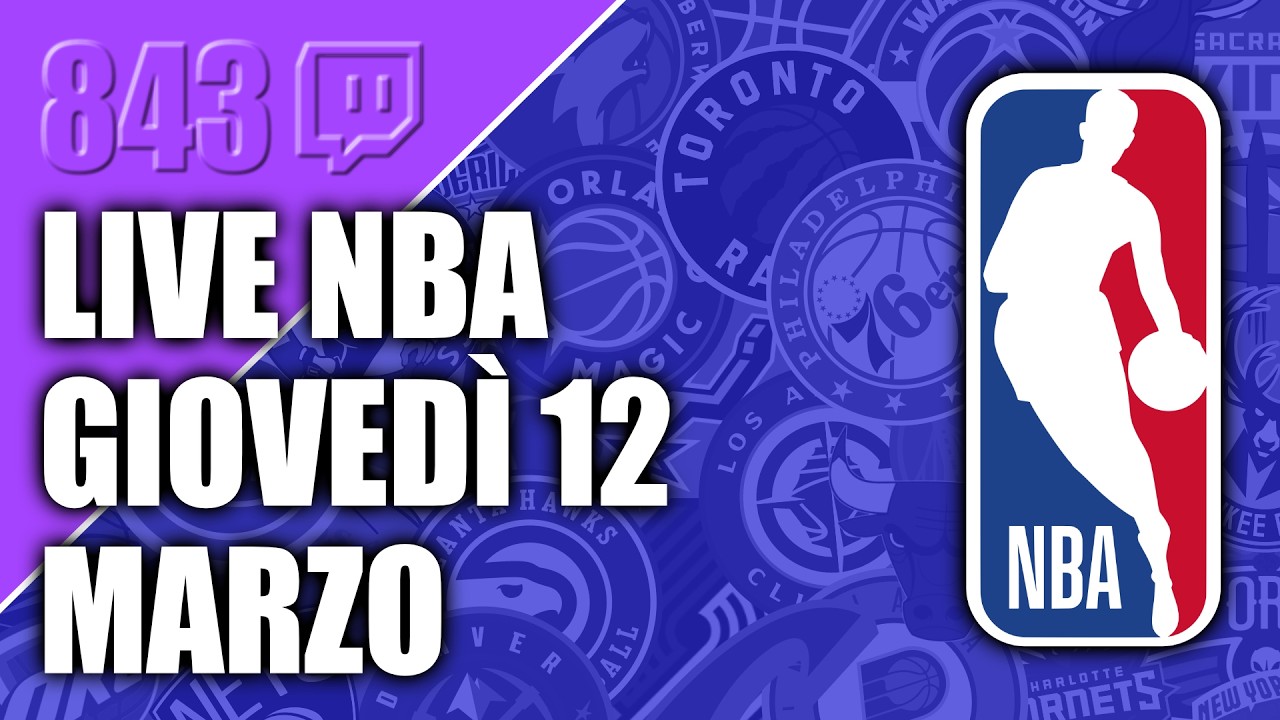 LIVE NBA giovedì 12 marzo 2026