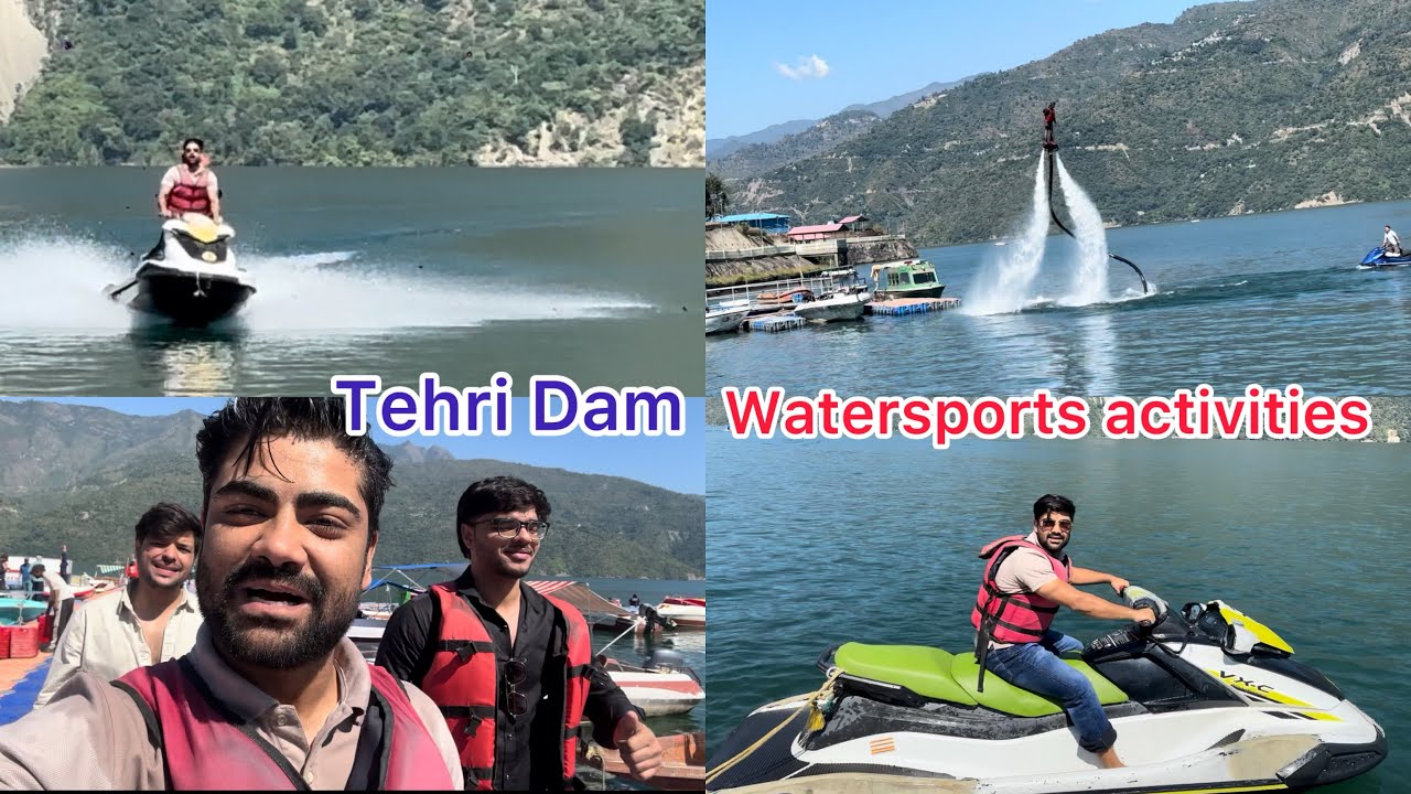 First Time Drive Jetski In tehri dam watersports activities 🚤🌊 || @cdbvlogs0011 
