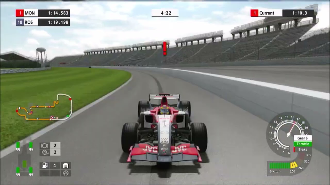 F1 Championship Edition (PS3) - Tiago Monteiro MF1 in Indianapolis, part 3
