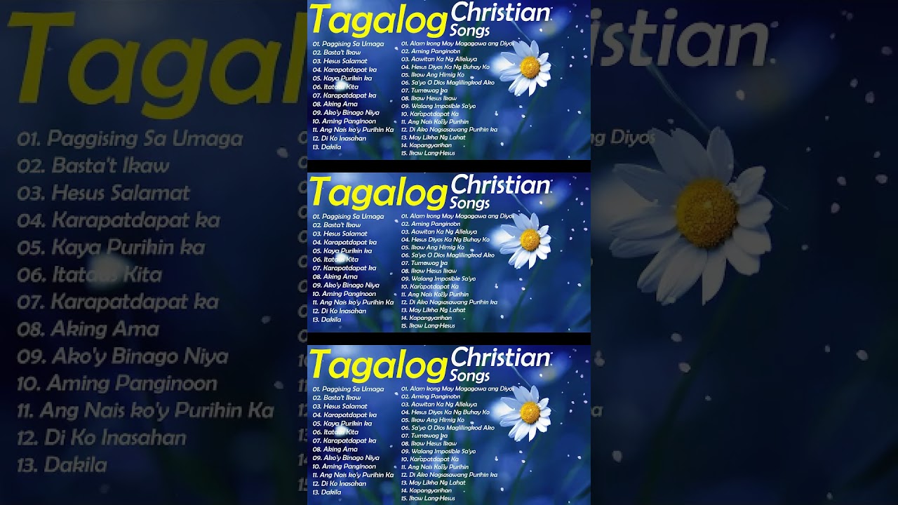 Best Tagalog Christian Songs With Lyrics 🙏 Worship Songs Collection Non-Stop