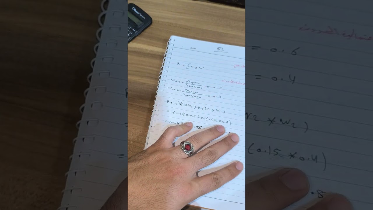 المحاضره الرابعه  من المحفظه الاستثمارية 