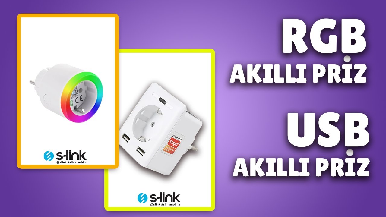 ÇEKİLİŞ | RGB Akıllı Priz ve USB'li Akıllı Priz (S-Link Swapp SL-03 ve SL-04 inceleme)