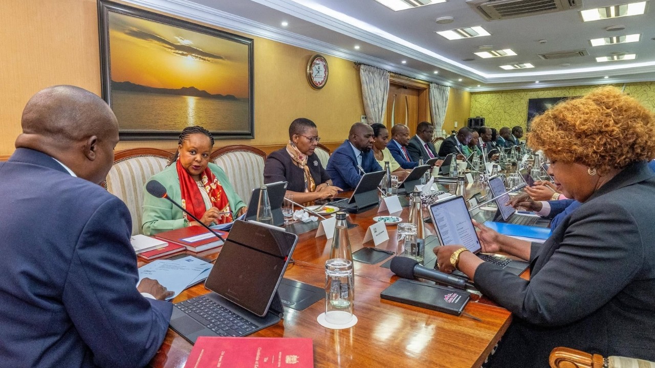 DP KINDIKI HOLDS AN URGENT CABINET MEETING AT HARAMBEE ANNEX AFTER ID AUCTIONING EXPOSED