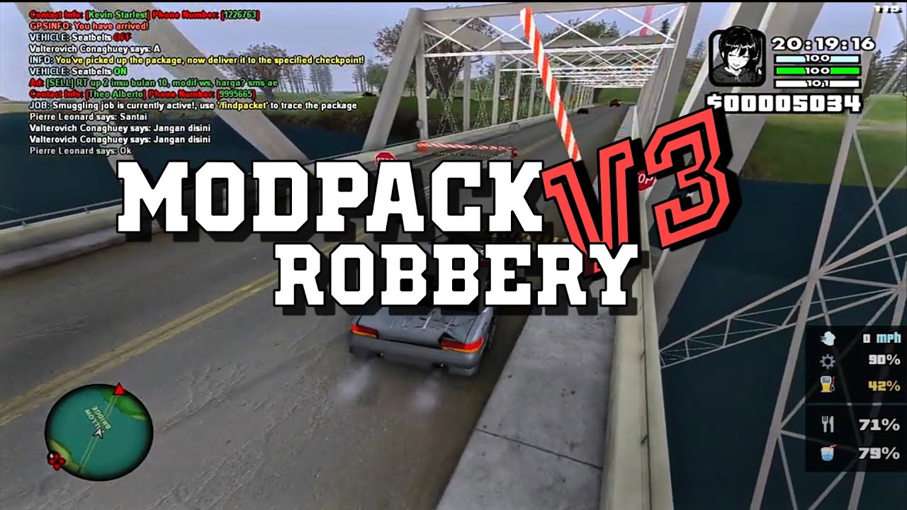 MODPACK ROBBERY V3 NEW VERSION | SA-MP ANDROID