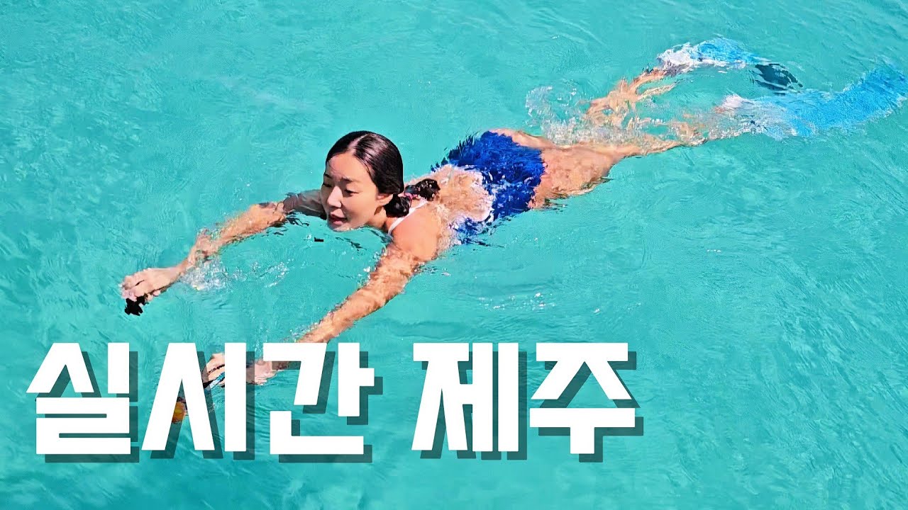 [4K]#제주여행무늬오징어 맨손잡기 가능한 여자?