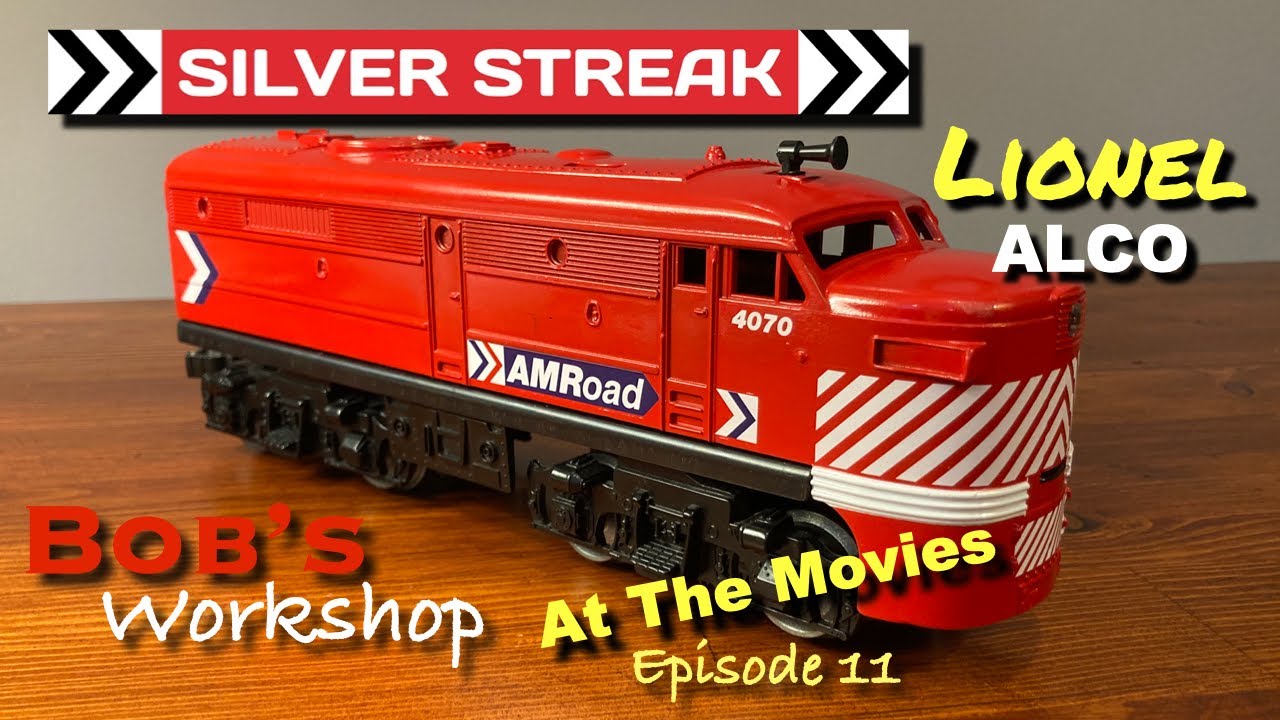 Lionel ALCO Silver Streak Diesel with custom paint and decals for the Gene Wilder movie