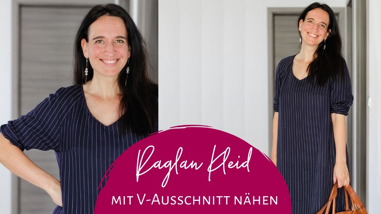 Lia als Kleid mit Bündchen / Manschette nähen (Schnittmuster Bluse)