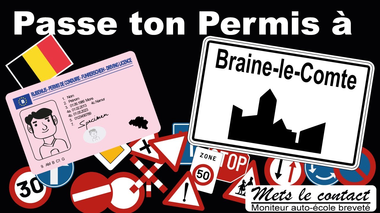20 minutes de parcours d'examen à Braine-le-Comte