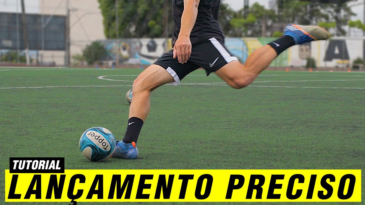 TUTORIAL DE FUTEBOL | COMO DAR LANÇAMENTO NO FUTEBOL | PASSE LONGO