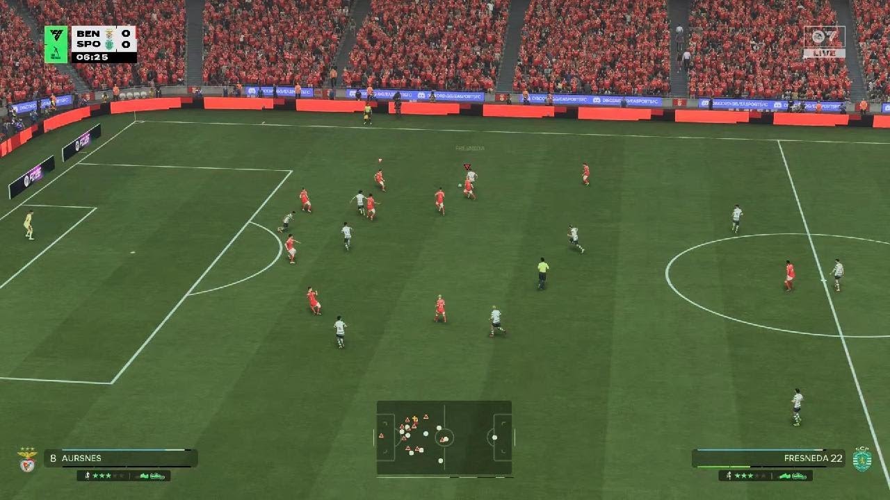 EA SPORTS FC 26 PS5 Previsao Liga Betclic 25/26 Jornada 13 SL Benfica X Sporting CP