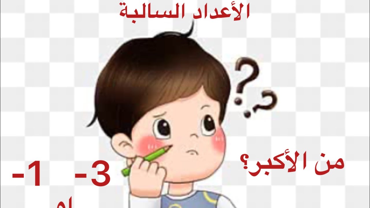  الاعداد السالبة و الموجبة  