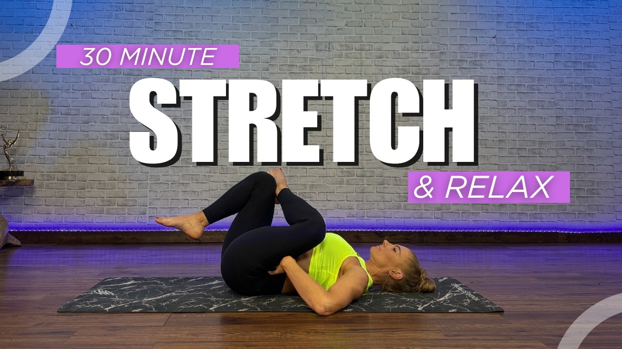 Relax, Stretch & Reset | 30 Minute Full Body Mindful Stretch