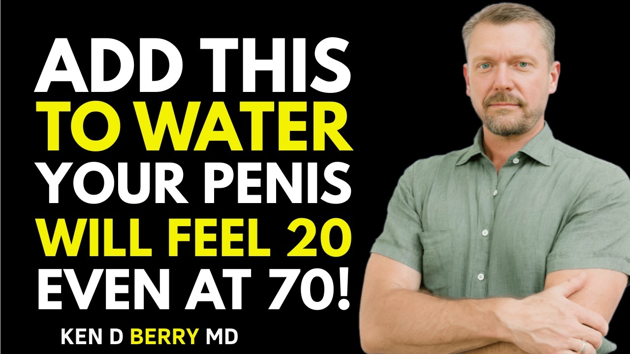 Don’t Drink Plain Water After 50! Add THIS Mineral for Insane Blood Flow:Best Speech By kenD berry