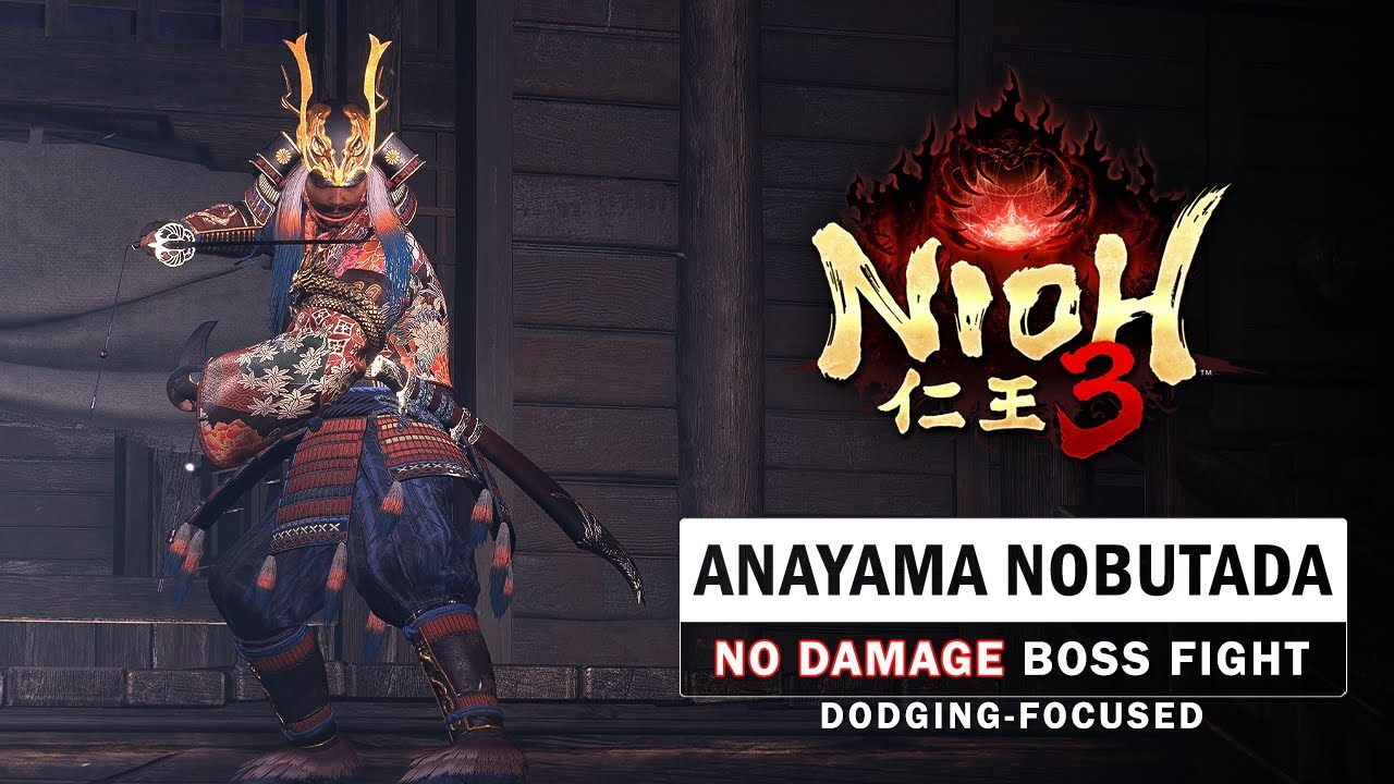 Nioh 3 &mdash; Бой с боссом Анаяма Нобутада (без повреждений)