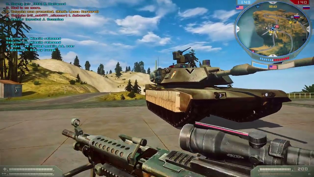 Battlefield 2 - Mod RUSmarines map 