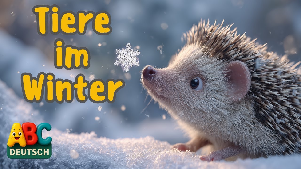 Tiere im Winter ❄️ | Winter Kinderlied mit Tieren | Lernen im Kindergarten & Grundschule