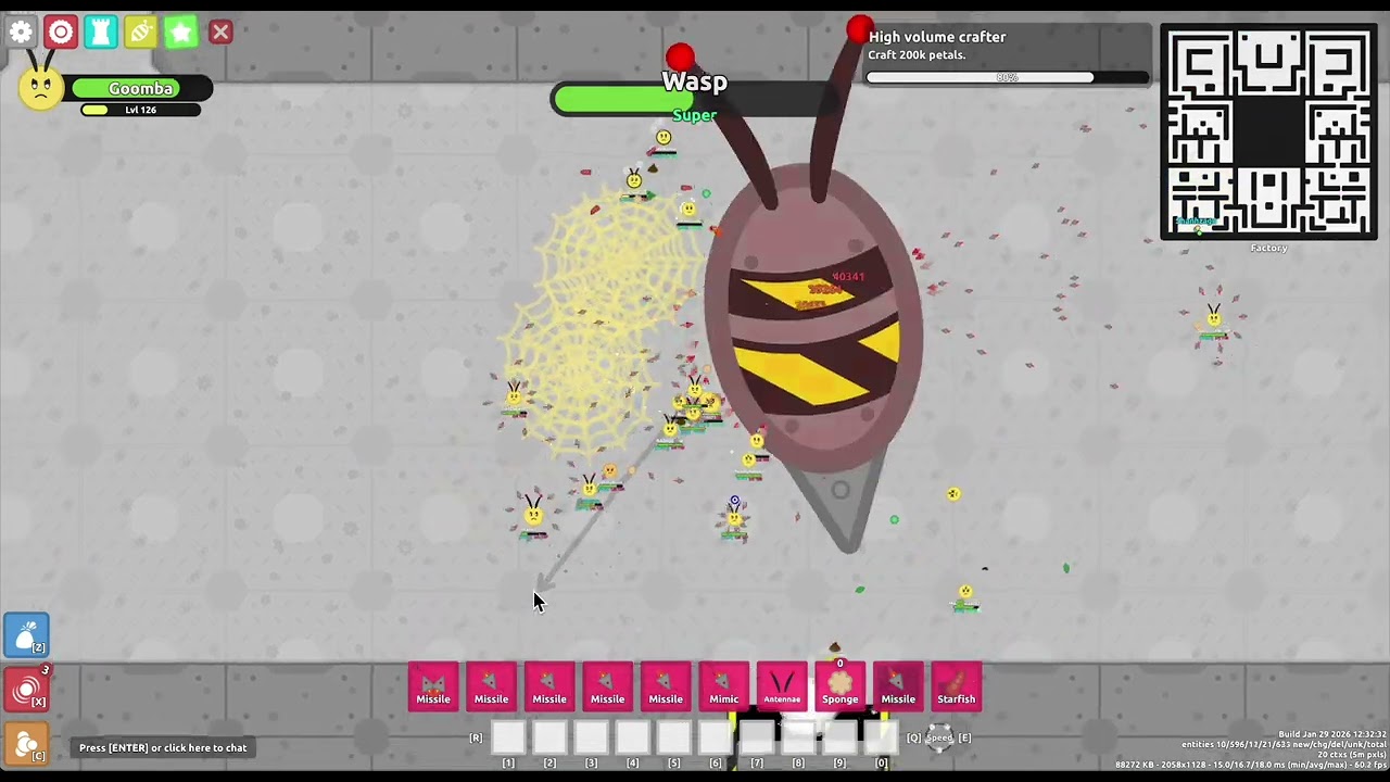 Mecha missiles vs Mecha wasp!