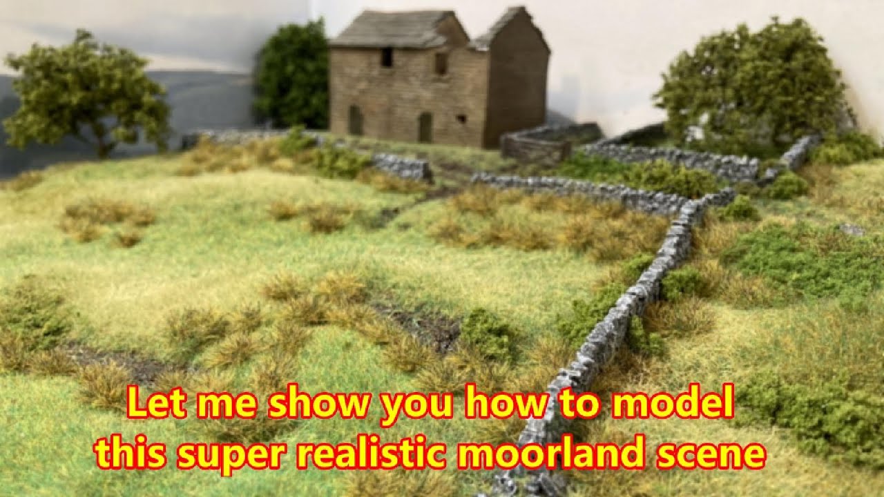 Do you want to see how to model a Realistic Moorland Scene for your Layout? Westmorland N Gauge #25