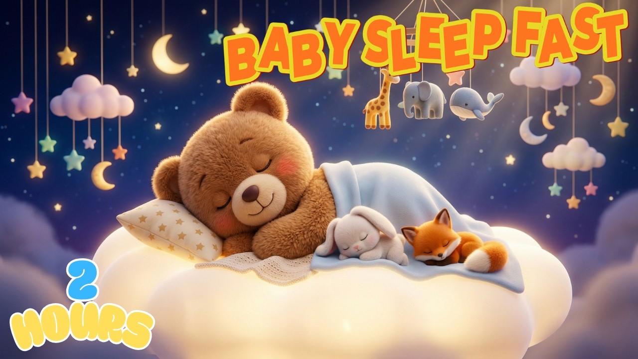Baby Sleep Music 😴 Soft Lullabies for Deep, Peaceful Sleep (2 Hours)