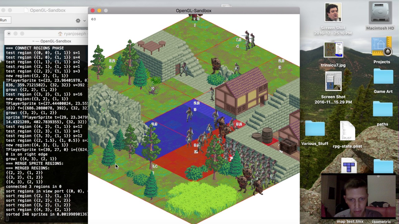 Tile sorting and animated heat map paths
