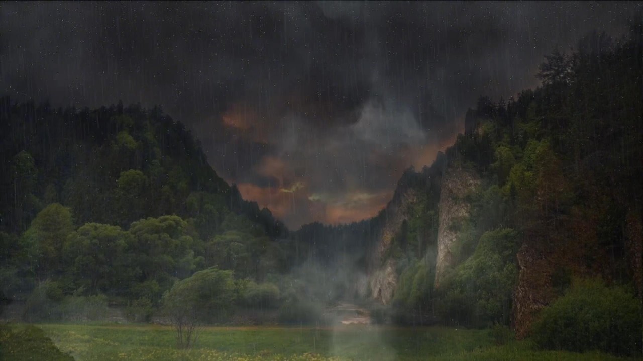 Heavy Thunder Rain for Anxiety and Sleep
