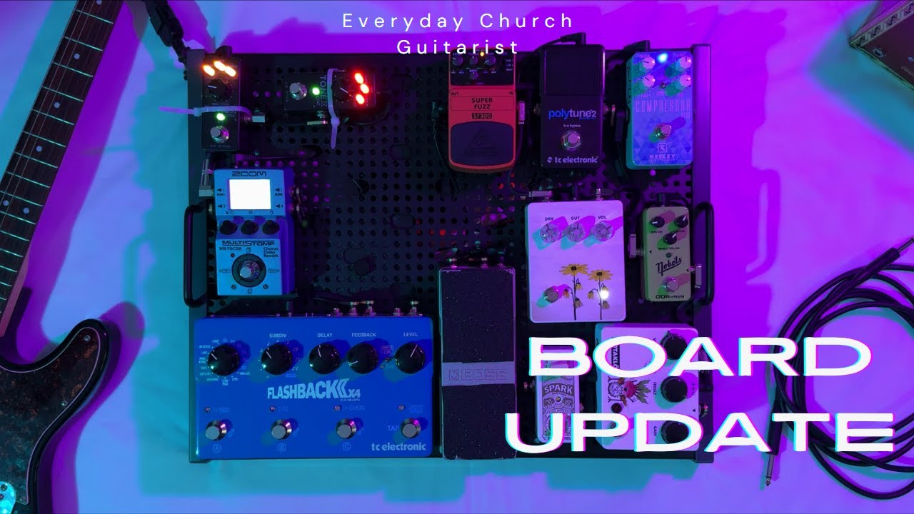 GEAR UPDATE: My Worship Pedalboard (April 2025)