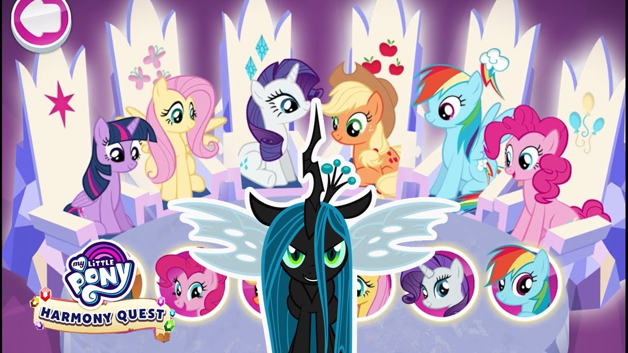 My Little Pony: Harmony Quest - Миссия-задание РЭЙРТИ и 6 пони против ФИНАЛЬНОГО БОССА Кризалис!