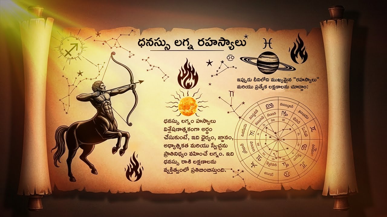 ధనస్సు లగ్న రహస్యాలు  || dhanassu lagna rahasyaalu || learn astrology telugu #horoscope #astrology