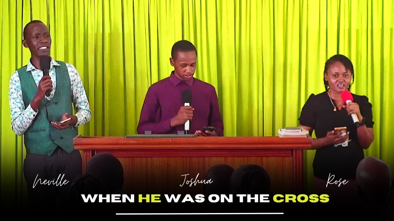 When He Was On The Cross