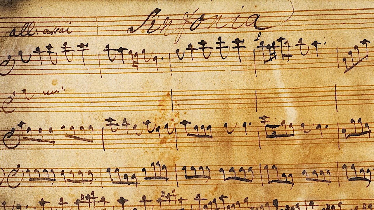 Johann Adolph Hasse - Sinfonia da 'La Sorella Amante' {Autograph score}
