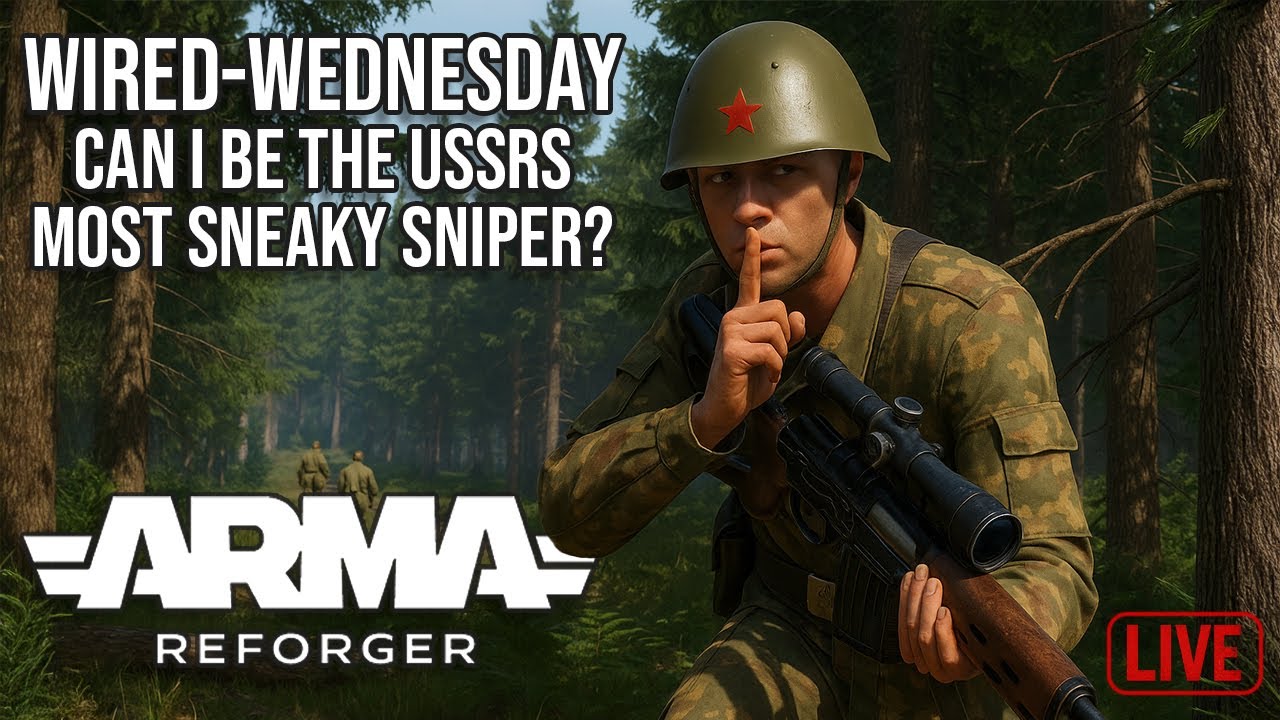 IM A LONE USSR SNIPER. WILL I BE A GHOST OR TOAST?  COME FIND OUT | Arma Reforger | Wired Wednesday