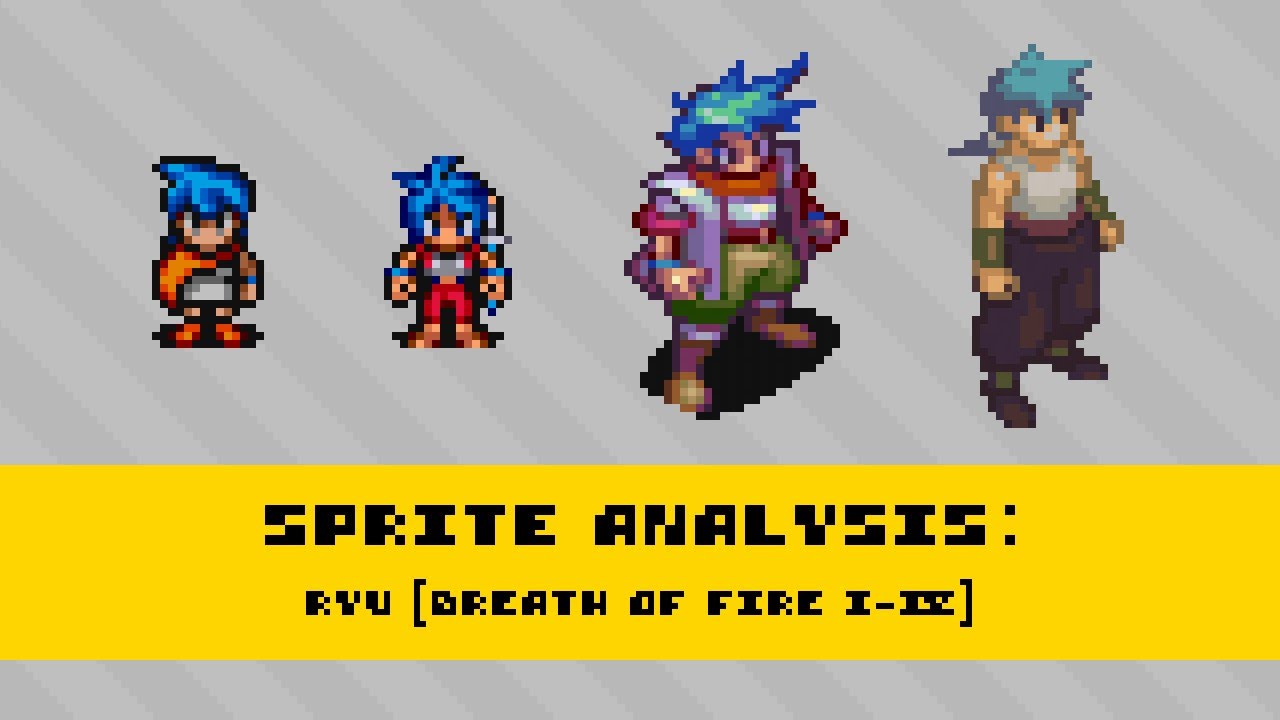 Sprite Analysis | Ryu (Breath of Fire I-IV)