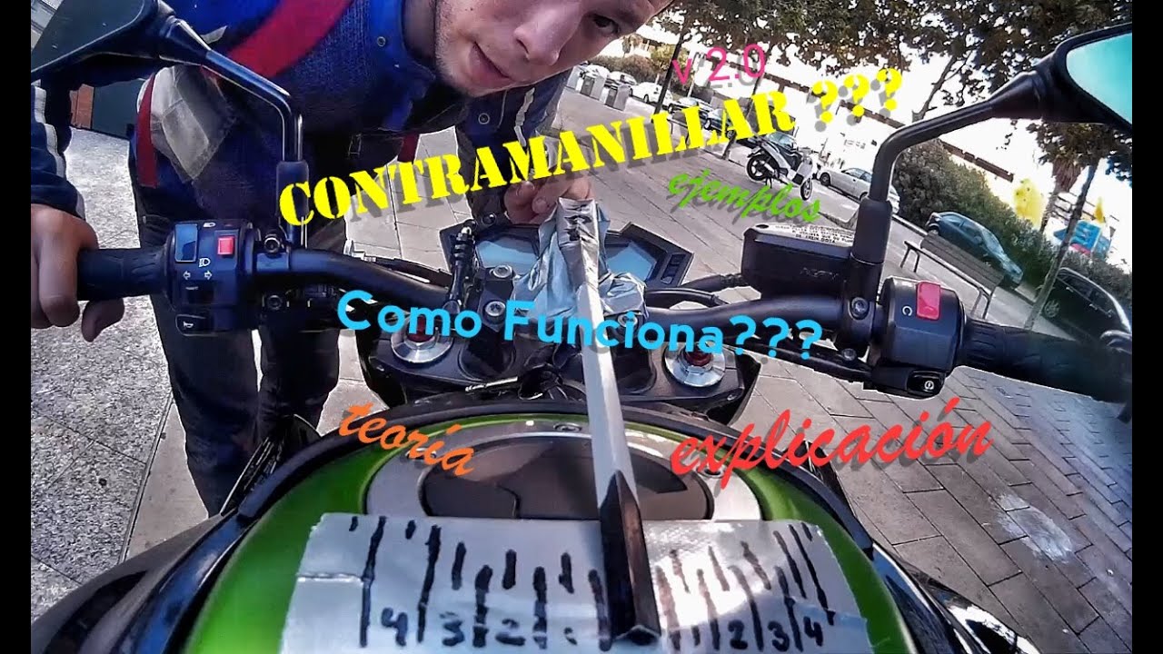 Contramanillar Moto - Como funciona ??? Explicación de Cómo Giramos en Moto con Contramanillar
