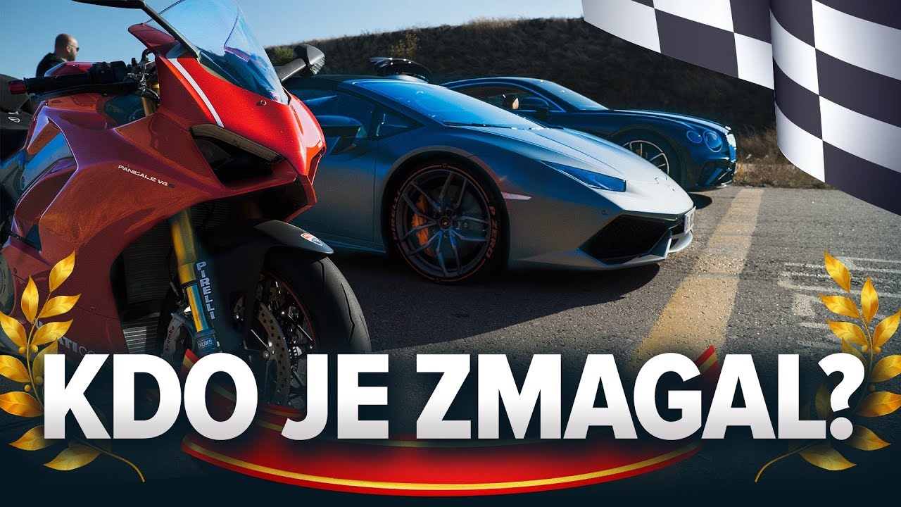 Rezultati dirke Lamborghini vs. Bentley vs. Ducati I AUTODOC