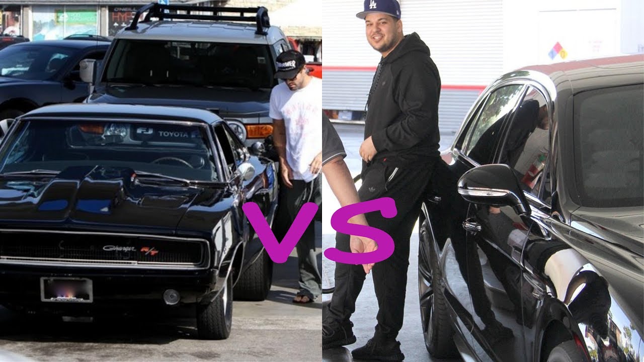 Brody jenner cars vs Rob kardashian cars (2018)