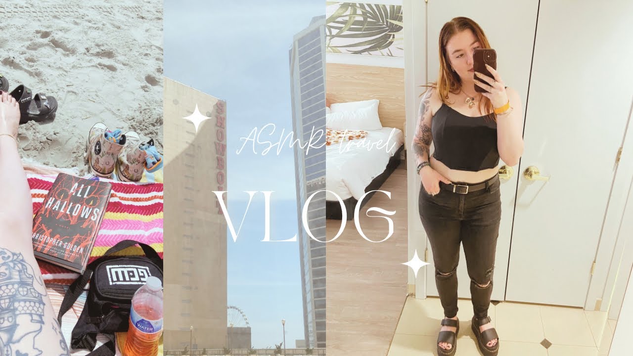 ASMR Travel Vlog (to Atlantic City, New Jersey)