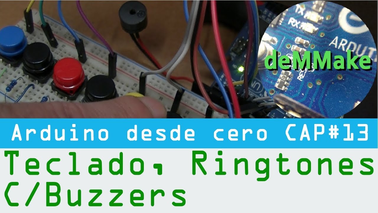 🎹🔉 Buzzers y RingTones Nokia con Arduino - Tutorial - deMMake