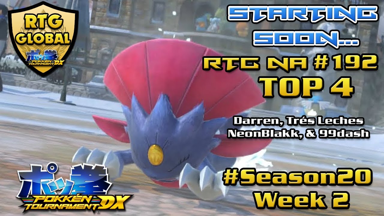 Road to Greatness #192 TOP 4 ft. Darren, Trés Leches, NeonBlakk, & 99dash! | Pokken DX Weekly