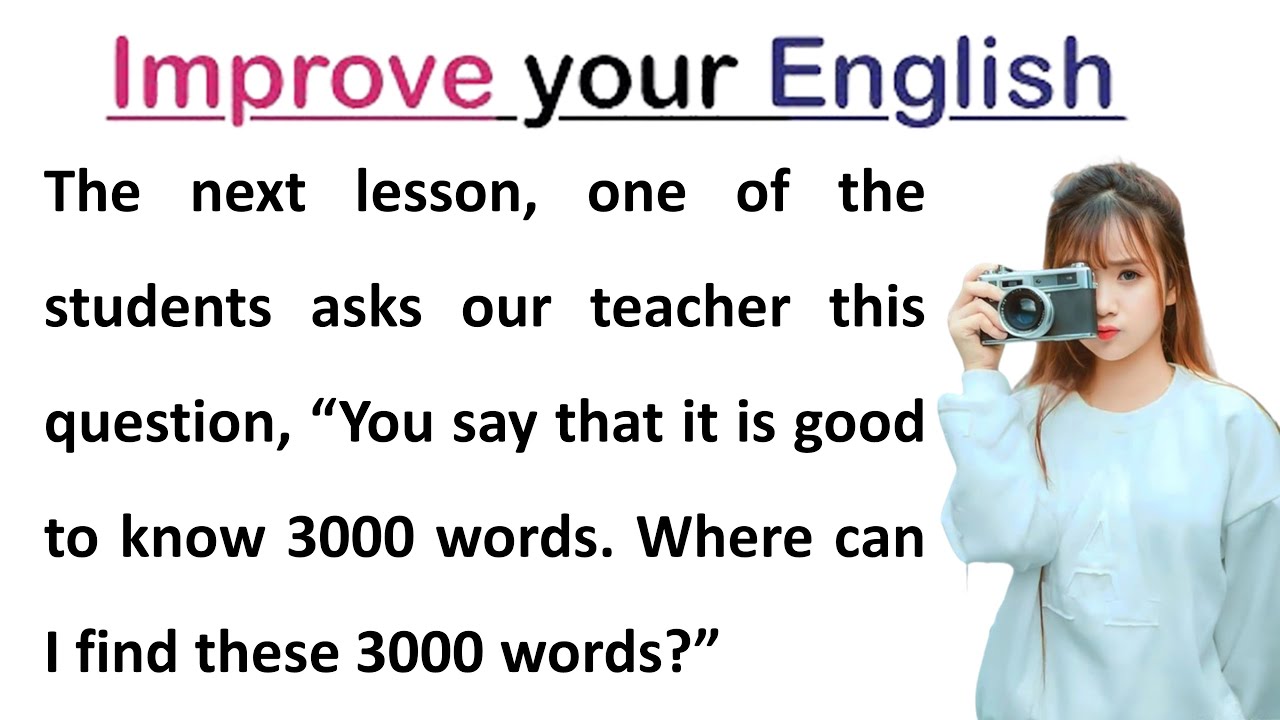 How to Learn 3000 Words || Boost Your English || Graded Reader || Learn English Through Listening