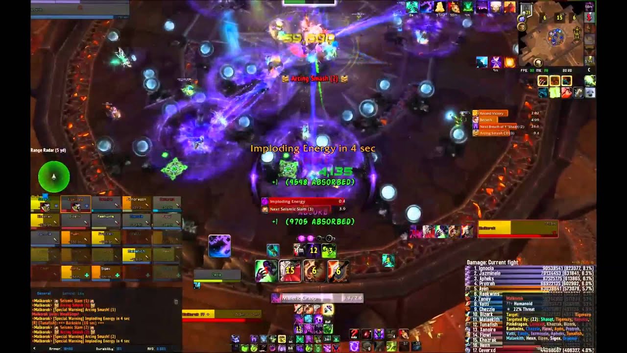 Ignocia | ALL IN vs Malkorok 25 man Heroic! Rank 1 Warlock