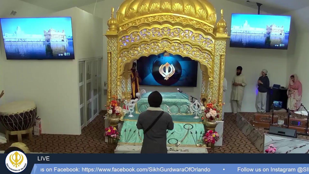 Sikh Gurdwara Orlando - Live