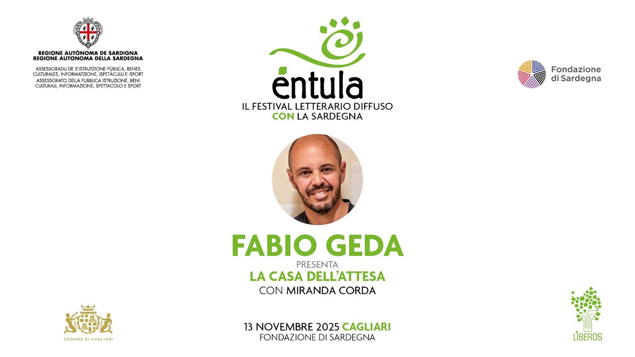 Éntula a Cagliari: Fabio Geda presenta 