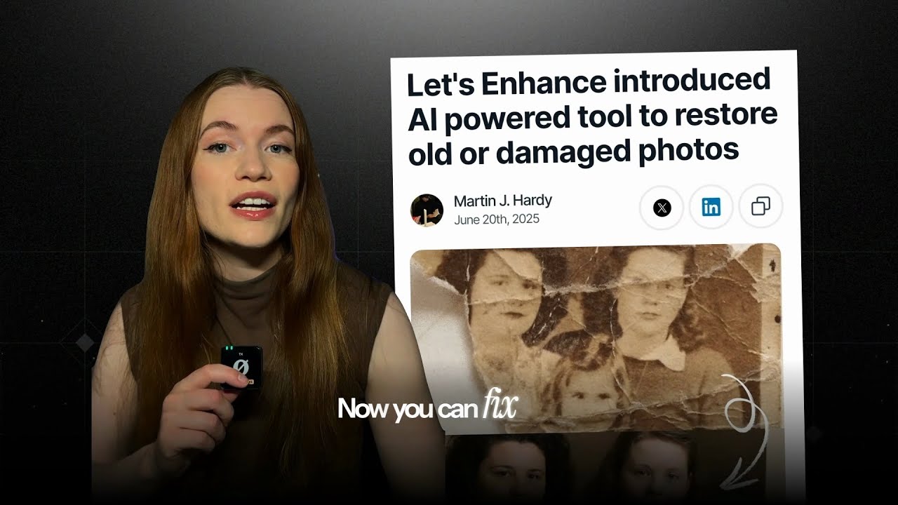 Don't restore old photos until you've seen THIS AI trick | LetsEnhance