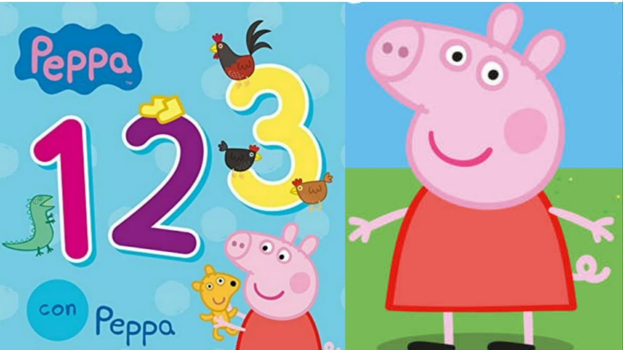 Aprende a contar con Pepa Pig, cuento narrado de Cuentacuentos infantiles.