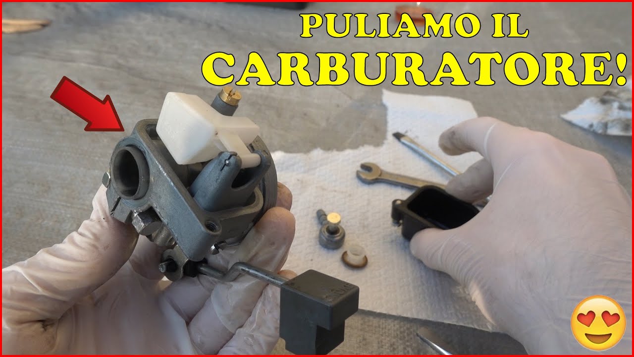 Come SMONTARE E PULIRE il CARBURATORE del CIAO!