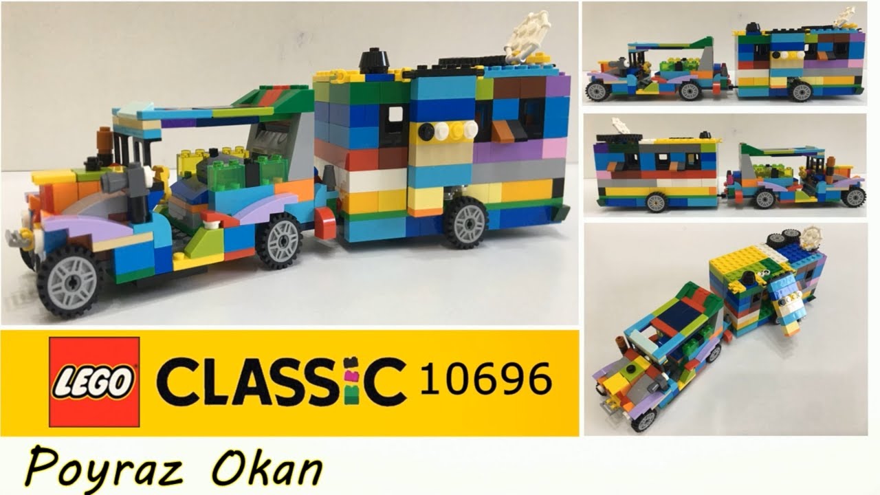 LEGO Classic 10696 Tuğlaları İle Lüks Çekme Karavan Nasıl Yapılır? | 10696 Lego Classic Ideas