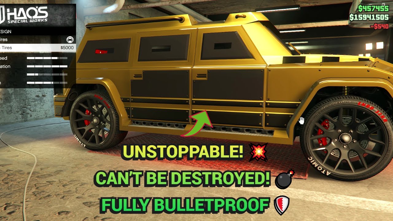 Bulletproof MONSTER! Customizing the Nightshark in GTA V Online