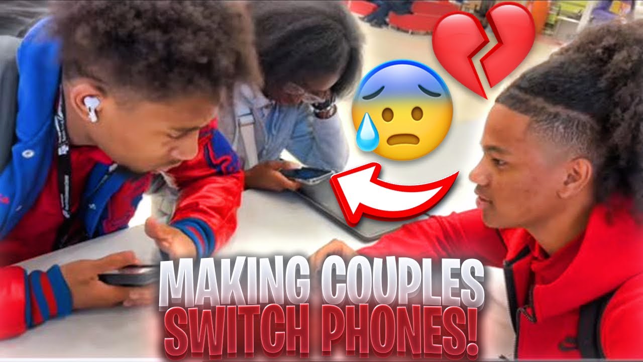 Making Couples Switch Phones *LOYALTY TEST* {HOOD HIGHSCHOOL EDITION}💔