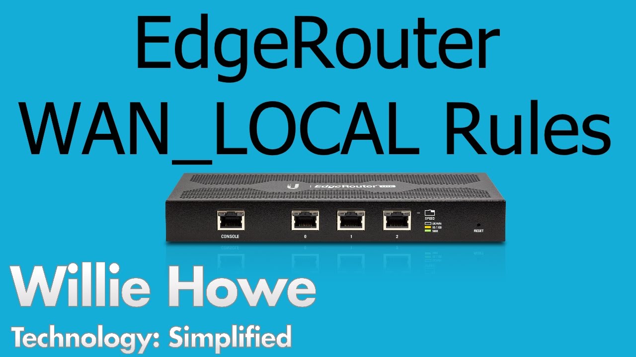 EdgeOS WAN_LOCAL Rules